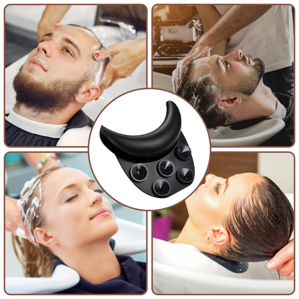 Noverlife Salon Neck Rest Cushion with Suction Cups – Non-Slip Silicone Neck Pillow