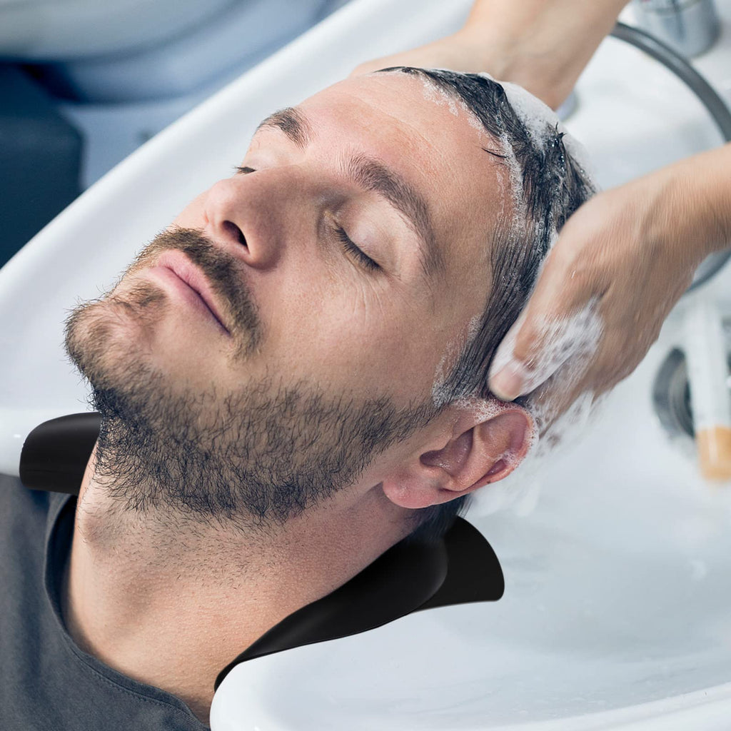 Noverlife Salon Neck Rest Cushion with Suction Cups – Non-Slip Silicone Neck Pillow