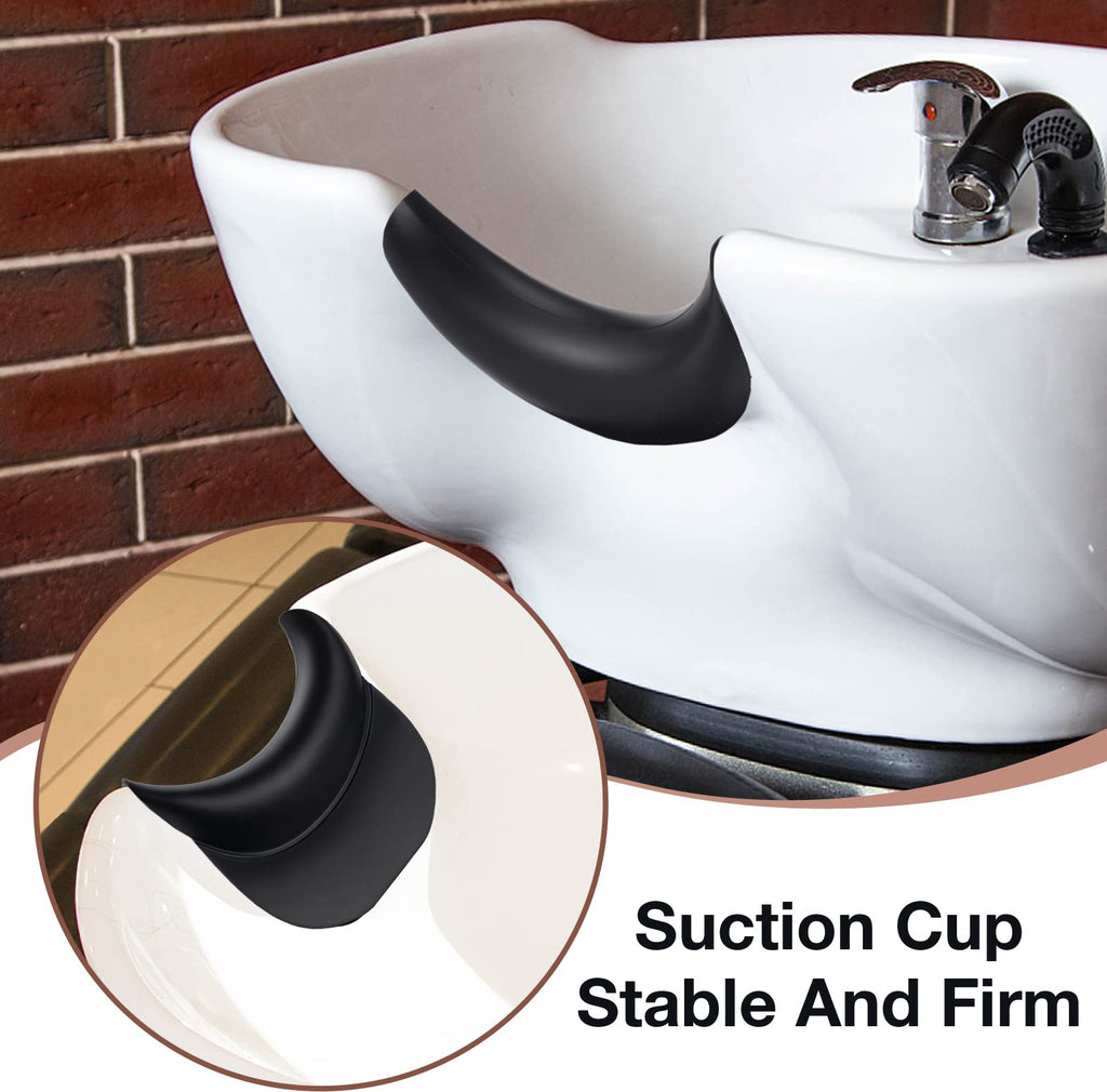 Noverlife Salon Neck Rest Cushion with Suction Cups – Non-Slip Silicone Neck Pillow