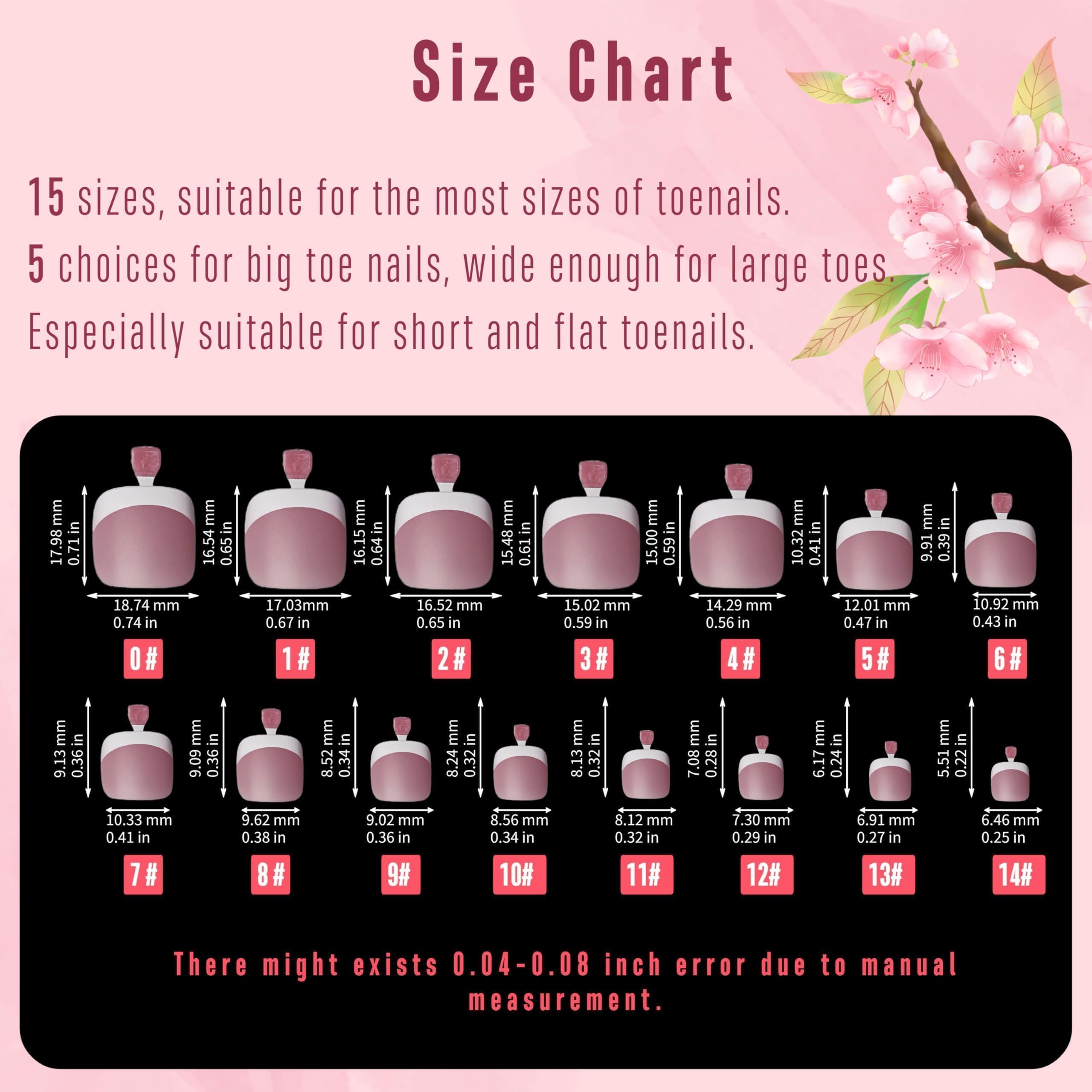 NOVO OVO French Tip Matching Press-on Nails Set – Berry Pink, Soft Gel Extension, 360 pcs