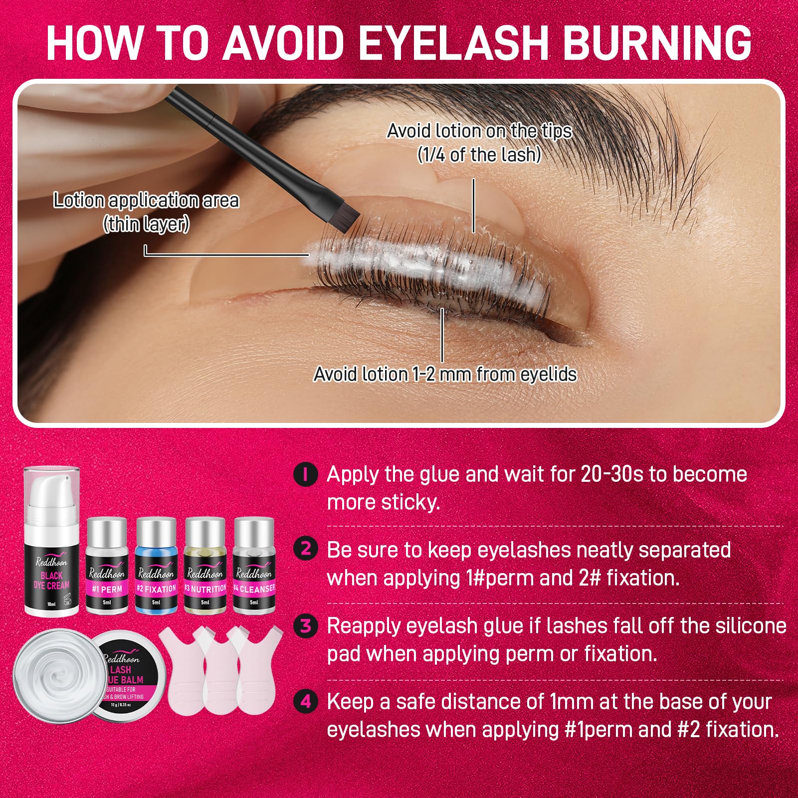 Novobey 6-in-1 Lash Lift & Brow Lamination Kit – Curl, Color, and Complete Tools for Home Use