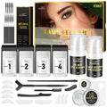 Novobey Upgraded Lash Lift & Brow Lamination Kit 4in1 – Double Black Brown, Salon & Home Use