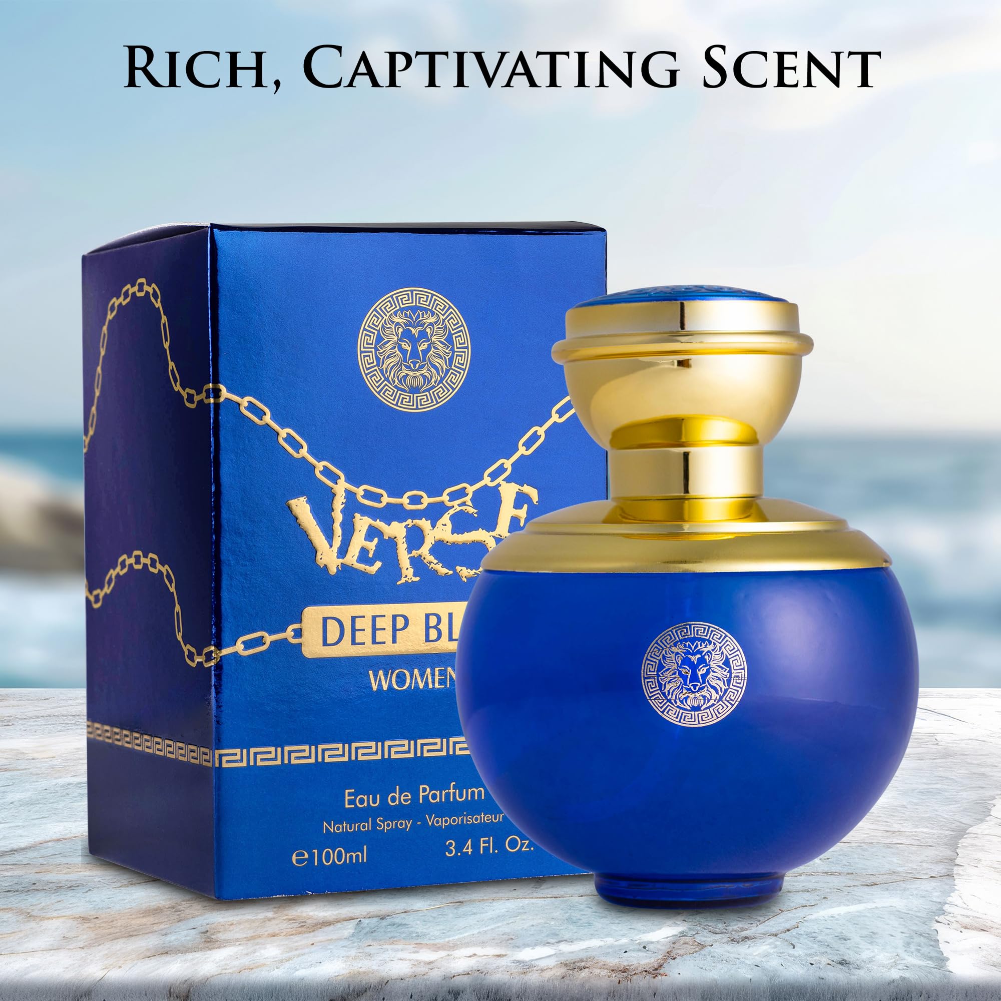 NovoGlow Verse Deep Blue for Women EDP – Floral, Fruity & Woody (100ml)