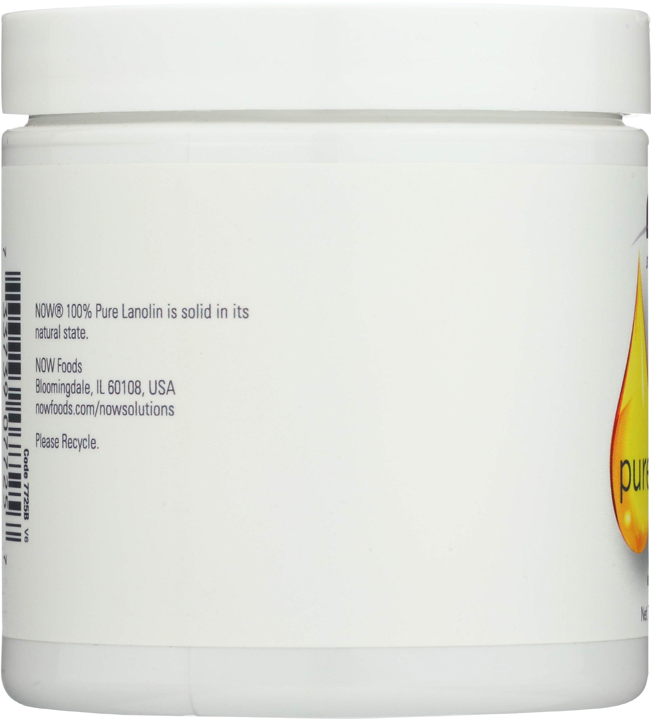 NOW Foods Pure Lanolin - 7 oz | Rich Moisturizer for Dry Skin