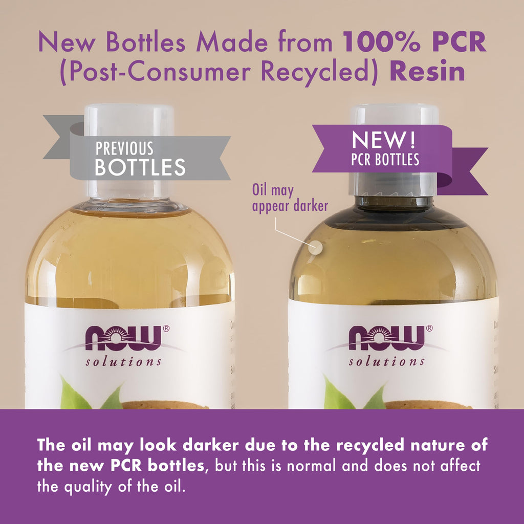 NOW Foods Solutions Liquid Coconut Oil: Light, Nourishing Carrier Oil (16 oz)