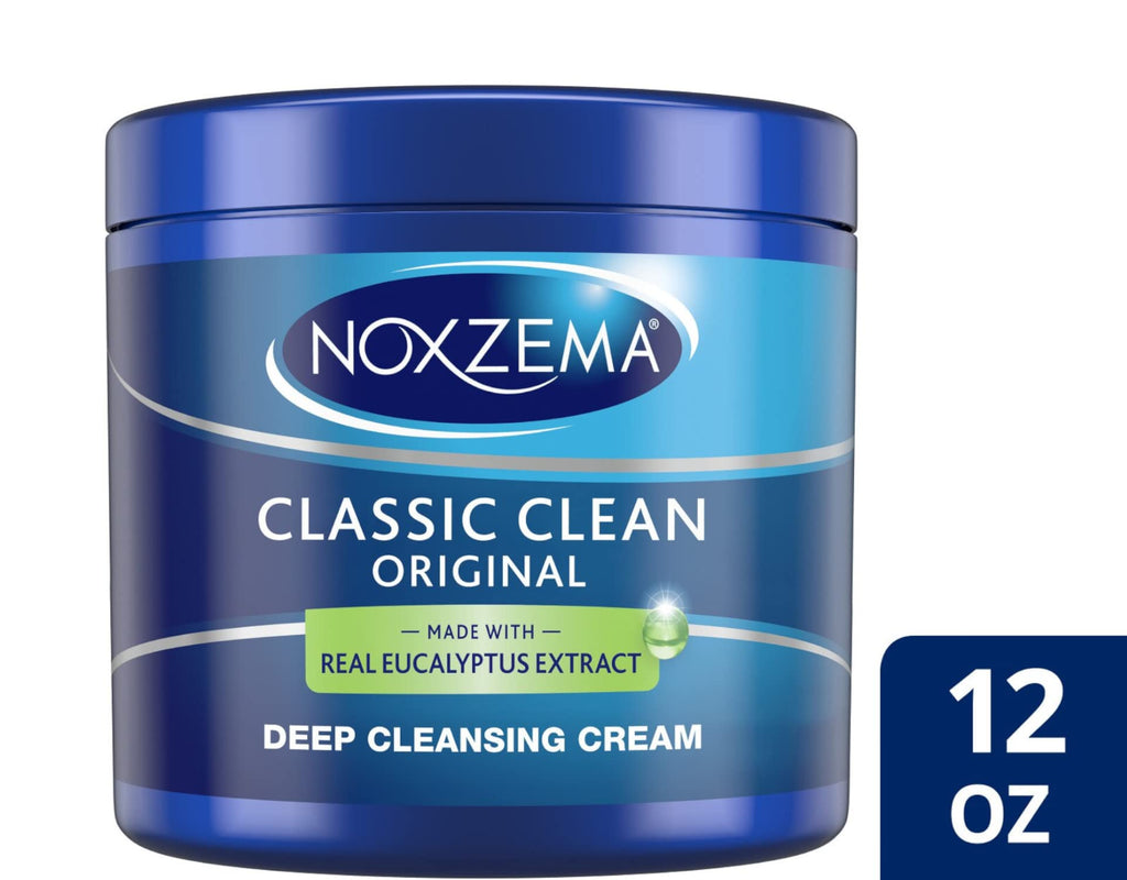 Noxzema Classic Clean Original Deep Cleansing Cream – 12oz Jar (6 Pack) by Noxzema