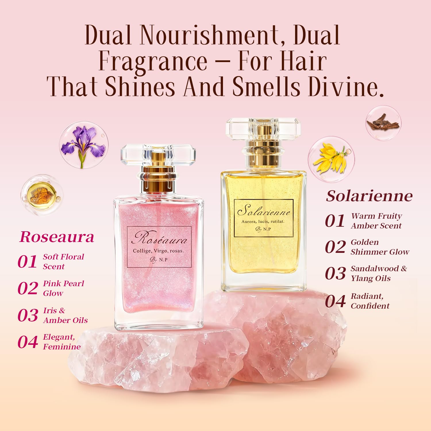 NP NATURES PHILOSOPHY Hair Perfume & Leave-in Serum – 2 Pack