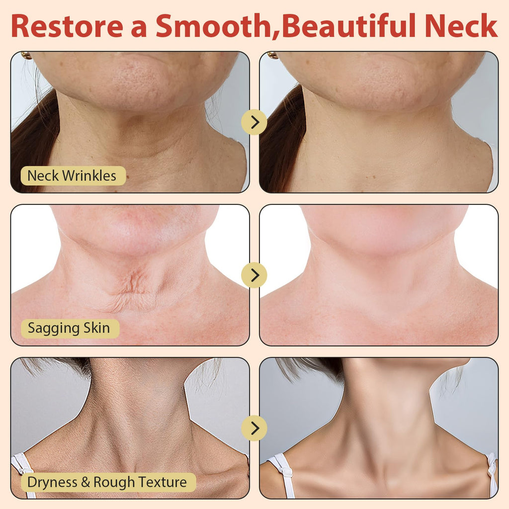 NQINQI AH-8 Firming Neck Cream with Roller – Lift, Tighten & Hydrate Neck & Chest (4.23 fl oz)