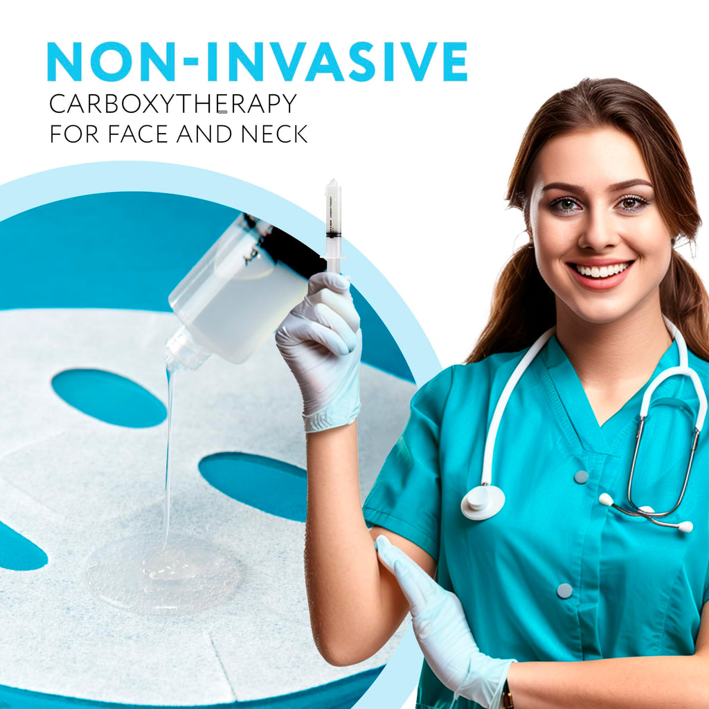 NSC Name Skin Care Carboxy CO2 Therapy Masks Set of 5 – Hydrating Oxygen Treatment for Face & Neck