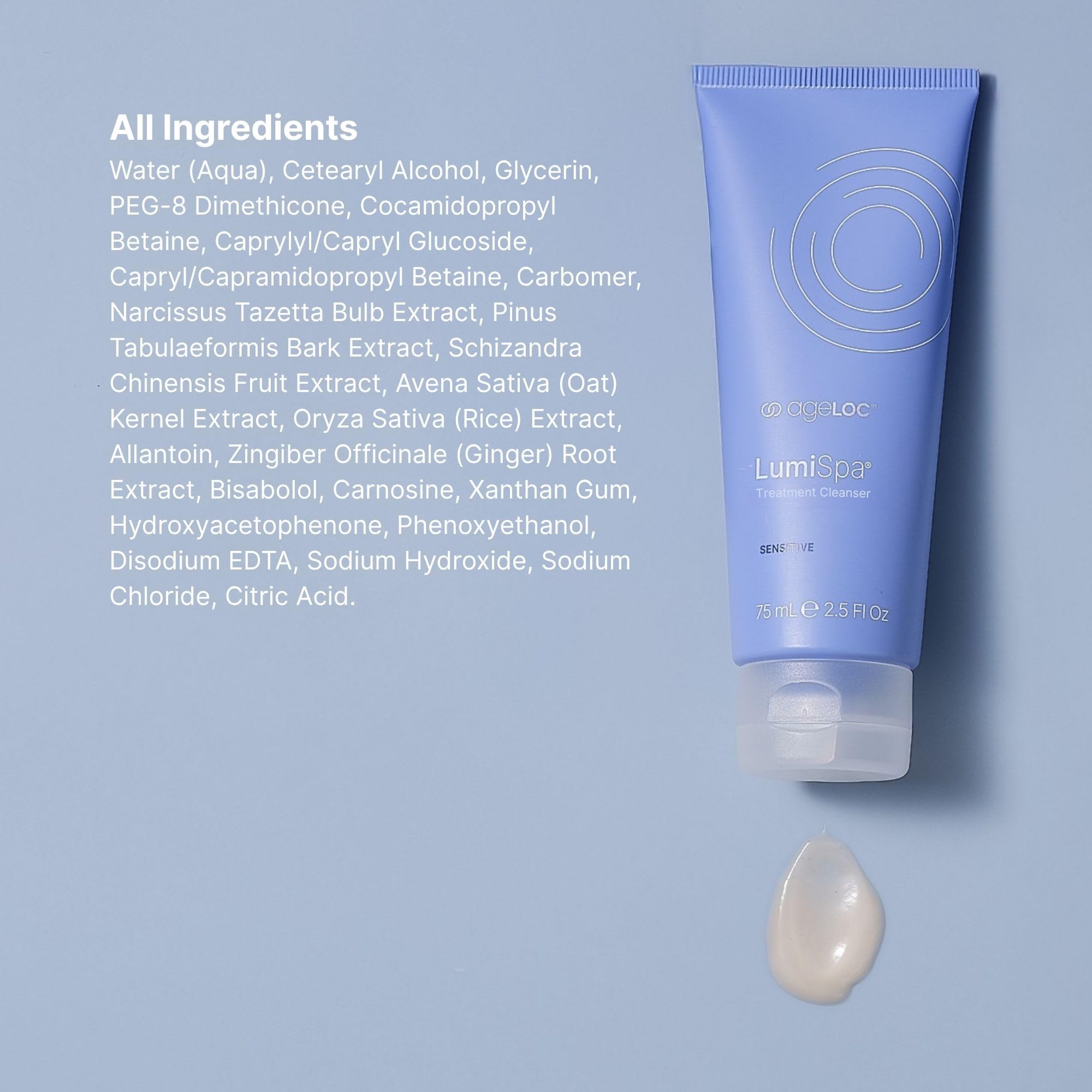 Nu Skin ageLOC LumiSpa Treatment Cleanser for Sensitive Skin – Gentle & Balanced Complexion | 2.5 oz