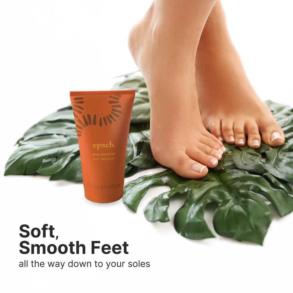 Nu Skin Epoch Sole Solution Foot Treatment | Intensive Moisturizing Cream for Dry Feet & Heels | 40% Urea | 4 oz