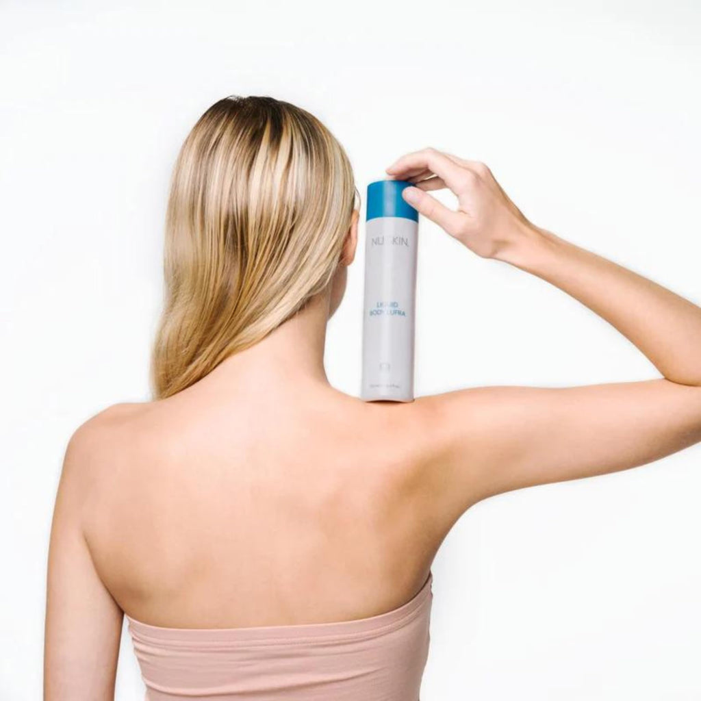 Nu Skin Liquid Body Lufra | Exfoliating Body Wash with Walnut Shells, Aloe Vera & Glycerin | 2 x 8.4 oz