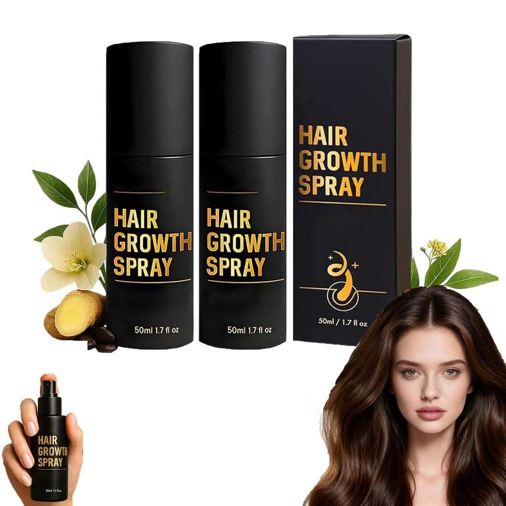 Nuckhuce 2-Piece Hair Growth Spray – Fuller, Thicker Hair for All Hair Types
