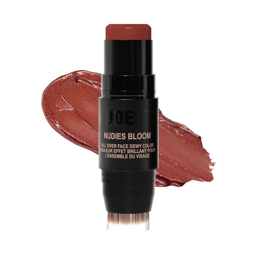 Nudestix Nudies Bloom All Over Dewy Color – 3-in-1 Cream Blush in Crimson Lover