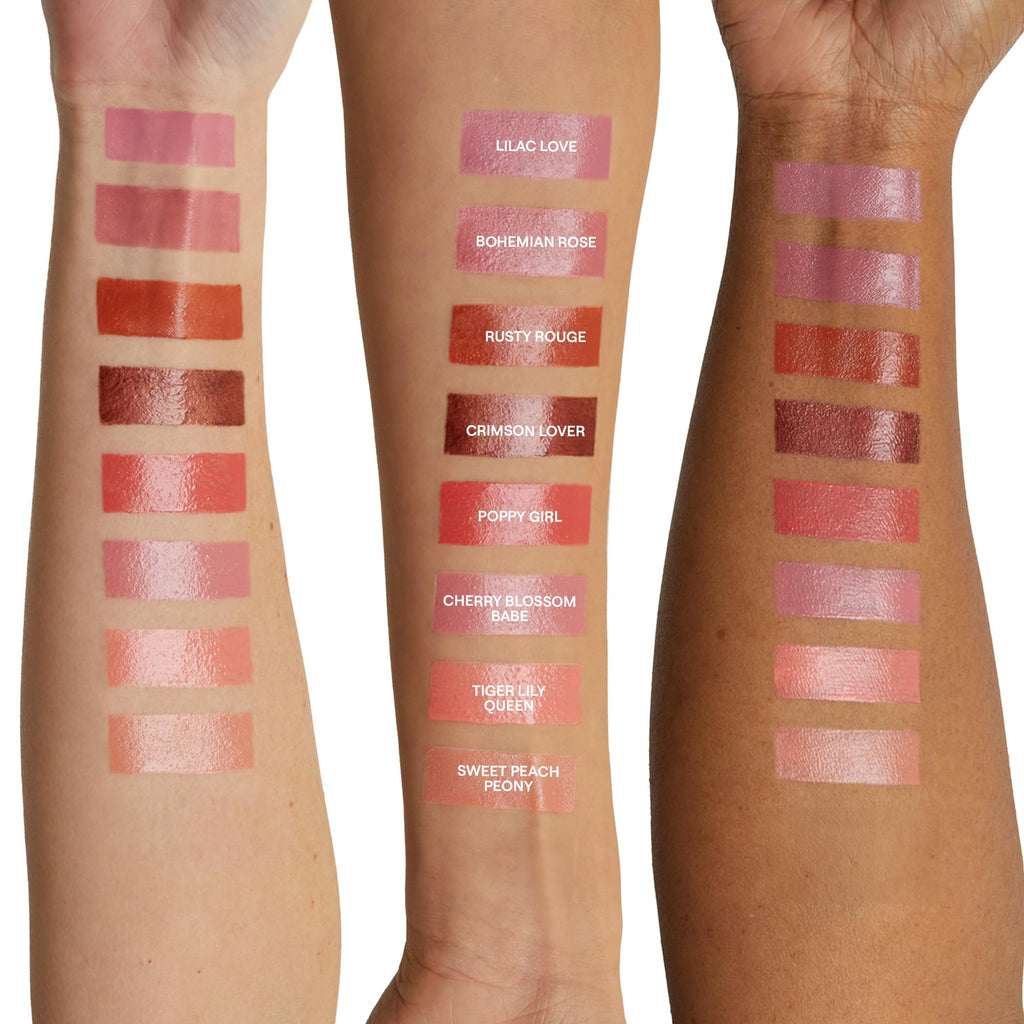 Nudestix Nudies Bloom All Over Dewy Color – 3-in-1 Cream Blush in Crimson Lover