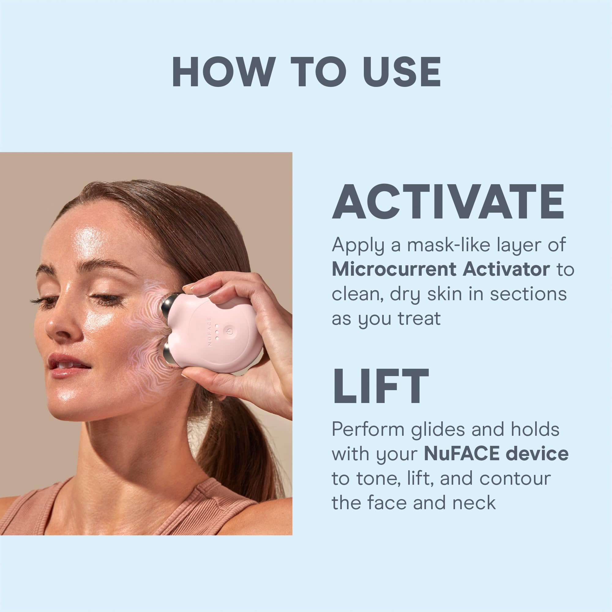 NuFACE Aqua Gel Activator – Hydrating Microcurrent Conductive Gel with IonPlex