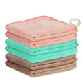 NUGILLA Makeup Remover Cloths – 6 Pack, 12x12 Inch Reusable Microfiber Towels