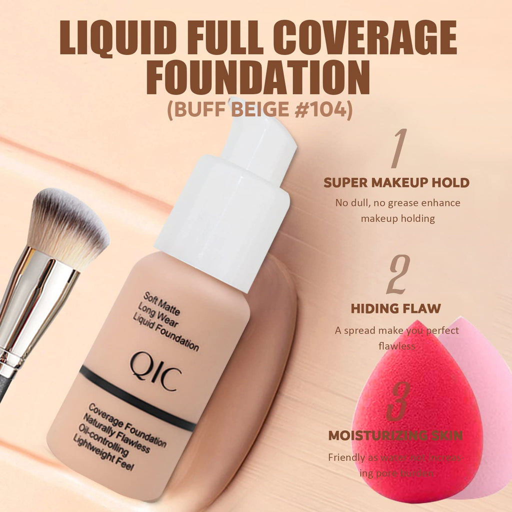 NUIBO All-in-One Makeup Kit – Complete Travel Set for Women and Teens