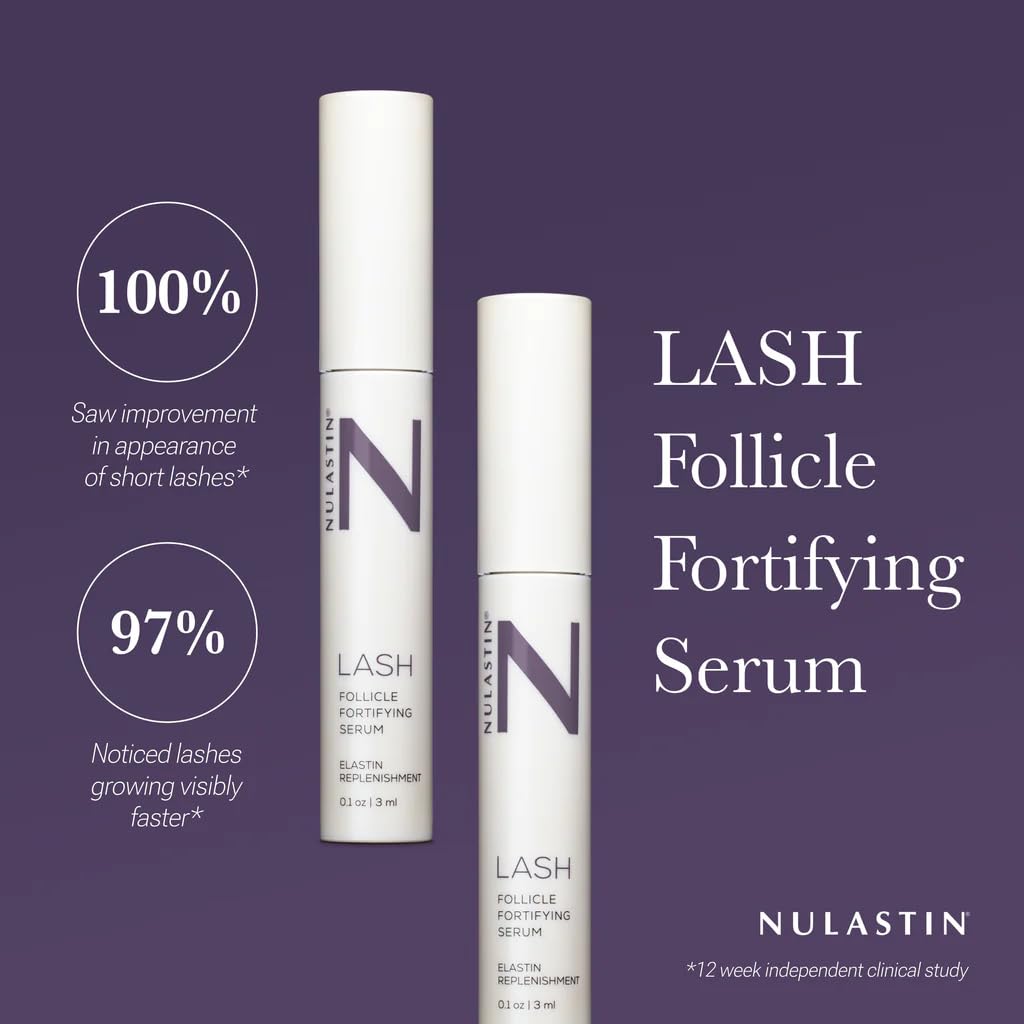 NULASTIN Follicle Fortifying Lash Serum — Clinically Tested, Nourishing Lash Renewal (2 Count)