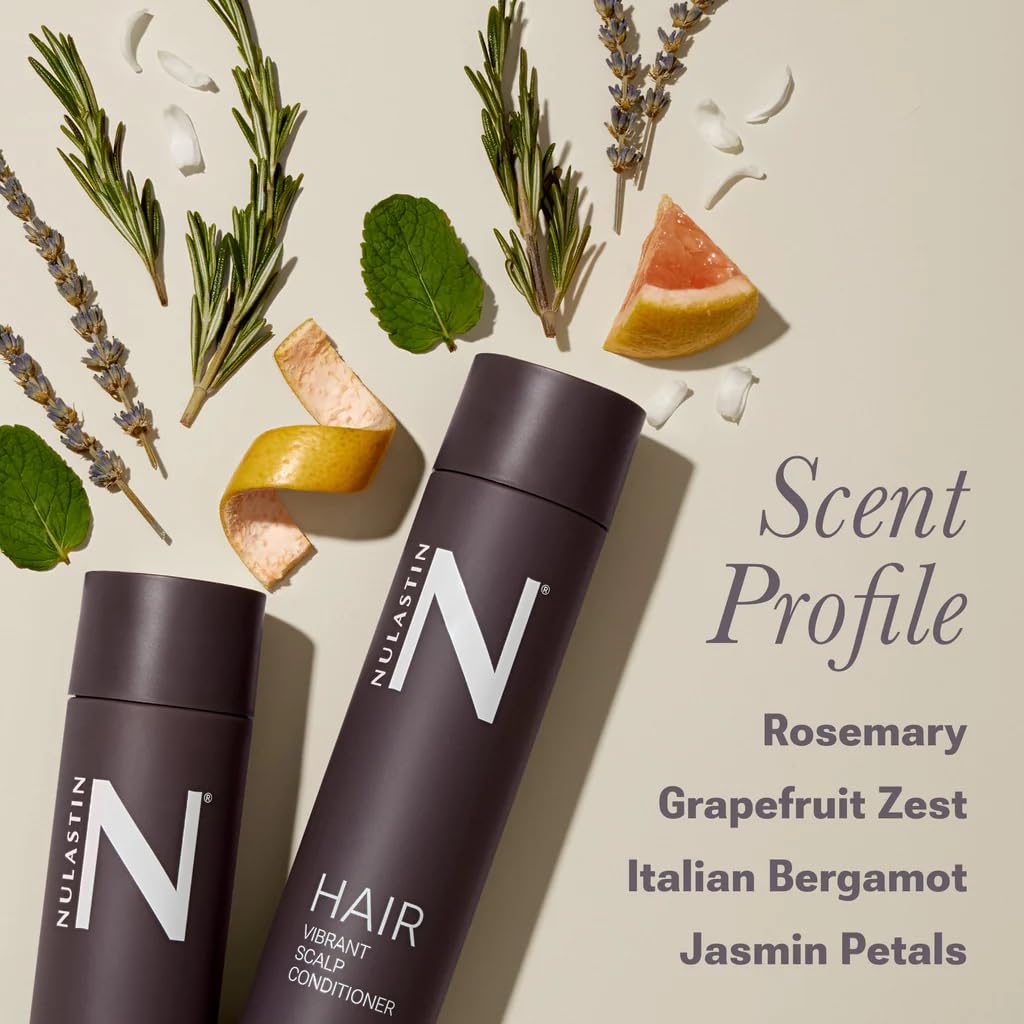 NULASTIN Vibrant Scalp Shampoo + Conditioner Duo — Voluminous, Color-Safe, Vegan (2 Count)