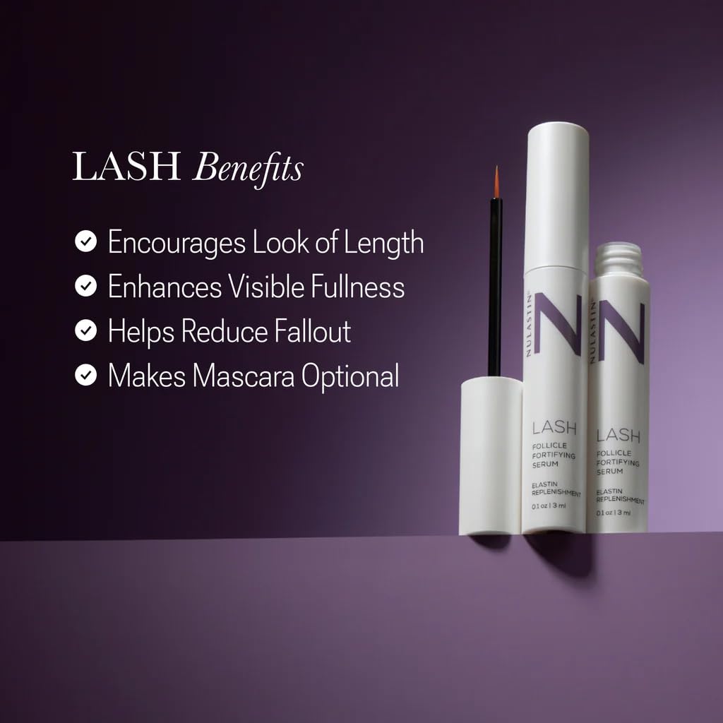 NULASTIN Follicle Fortifying Lash Serum — Clinically Tested, Nourishing Lash Renewal (2 Count)