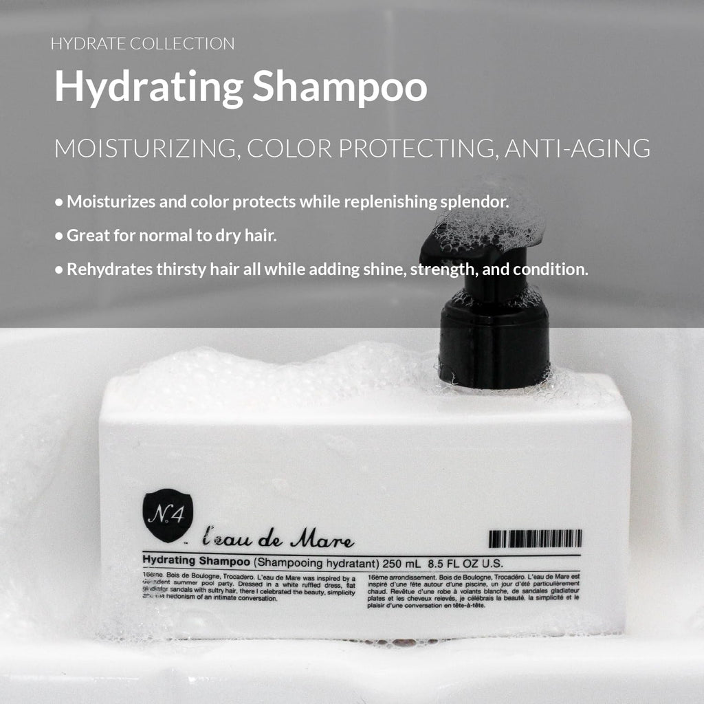 Number 4 Hydrating Shampoo – Moisturizing & Color Safe, 8.5 oz