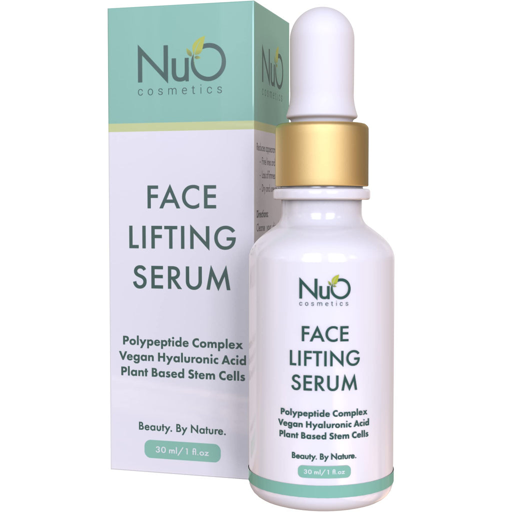 NuOrganic Face Lifting Serum with Plant Stem Cells & Matrixyl 3000 — Vegan & Cruelty-Free (1 fl oz)
