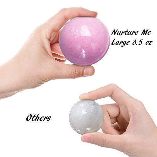 Nurture Me Organics Bulk Bath Bomb Gift Set – 24 Moisturizing Bath Bombs | Spa Gift for Women
