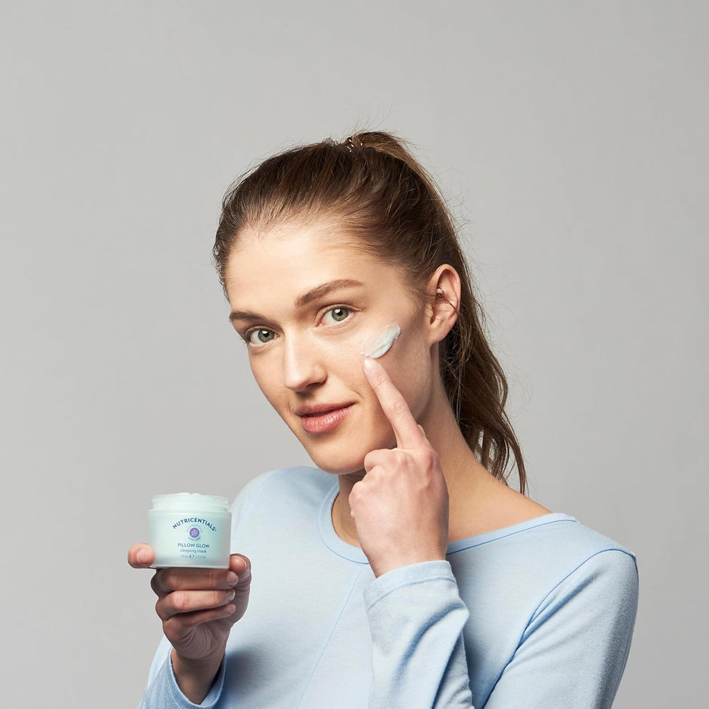 NuSkin Nutricentials Pillow Glow Sleeping Mask | Overnight Hydration & Bioadaptive Botanicals