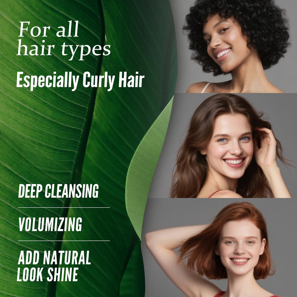 NUSPA Sulfate-Free Shampoo & Conditioner Set with Jojoba, Tea Tree & Pink Grapefruit – Smoothing & Botanical Repair