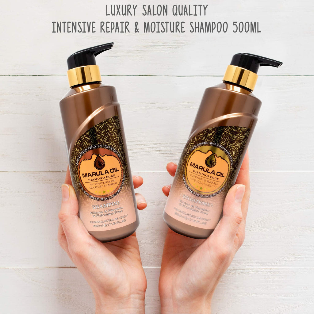 NUSPA Marula Oil Shampoo & Conditioner Sets – Color Safe, Sulfate Free, Ultra Moisture