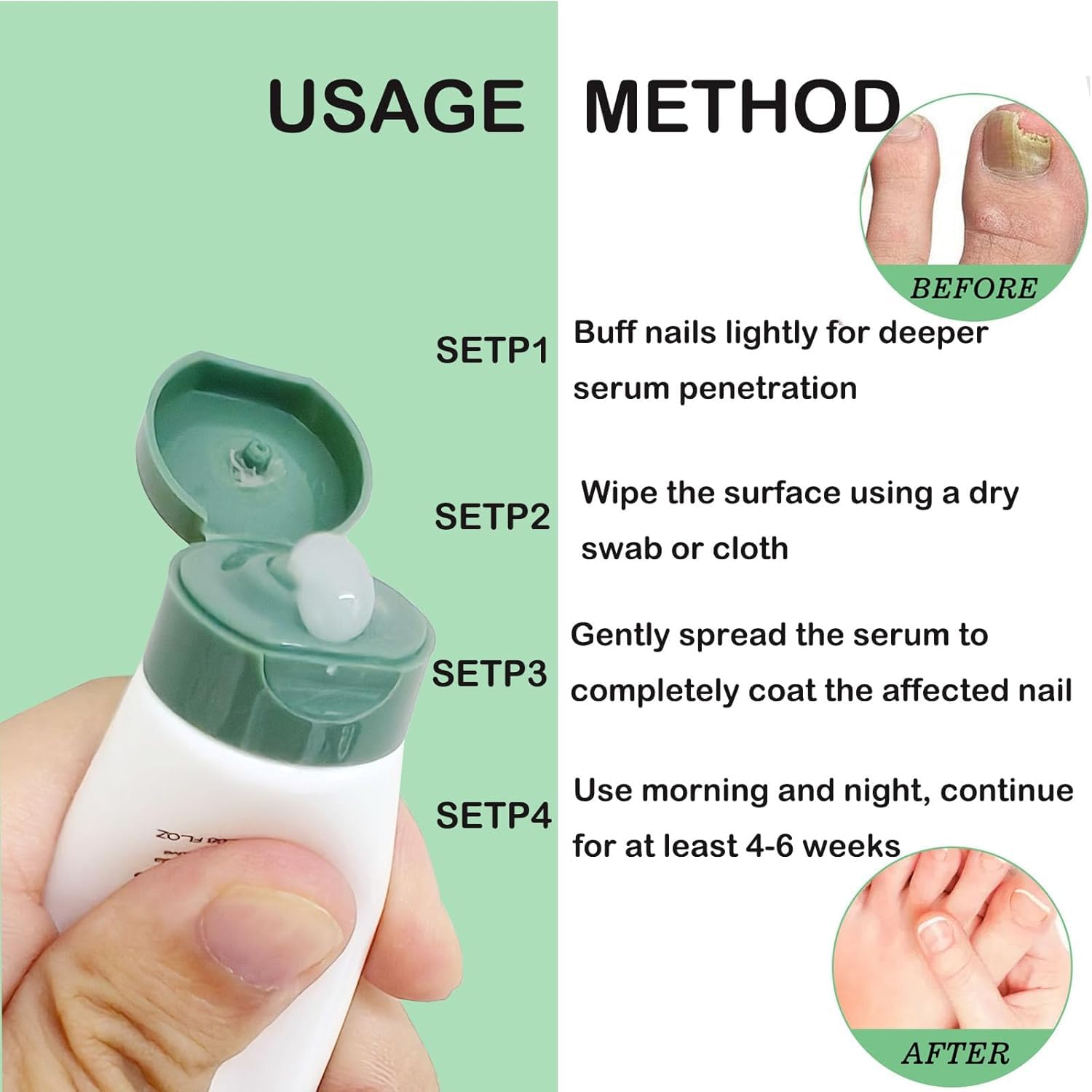 Nutraboost Natural Nail Care Gel – Strengthening Cuticle Serum for Damaged Nails, 20 ml (Pack of 3)