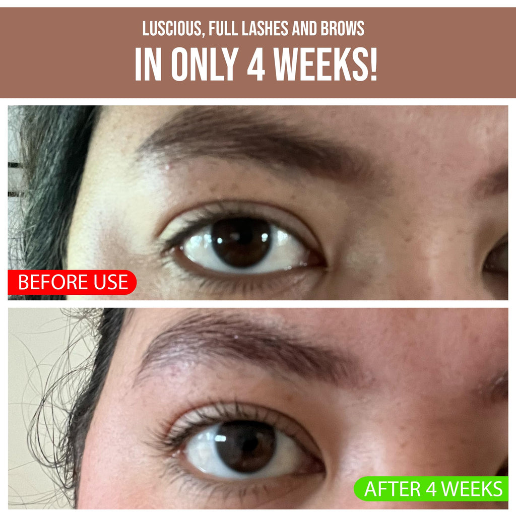 NutraLash by Nutralux Brow & Lash Growth Serum — Organic, Gentle Formula for Sensitive Eyes
