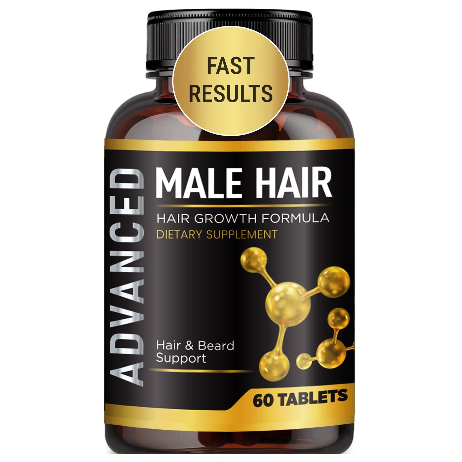 NutraPro Hair Growth Vitamins for Men – Thicker, Fuller Hair & Beard Support