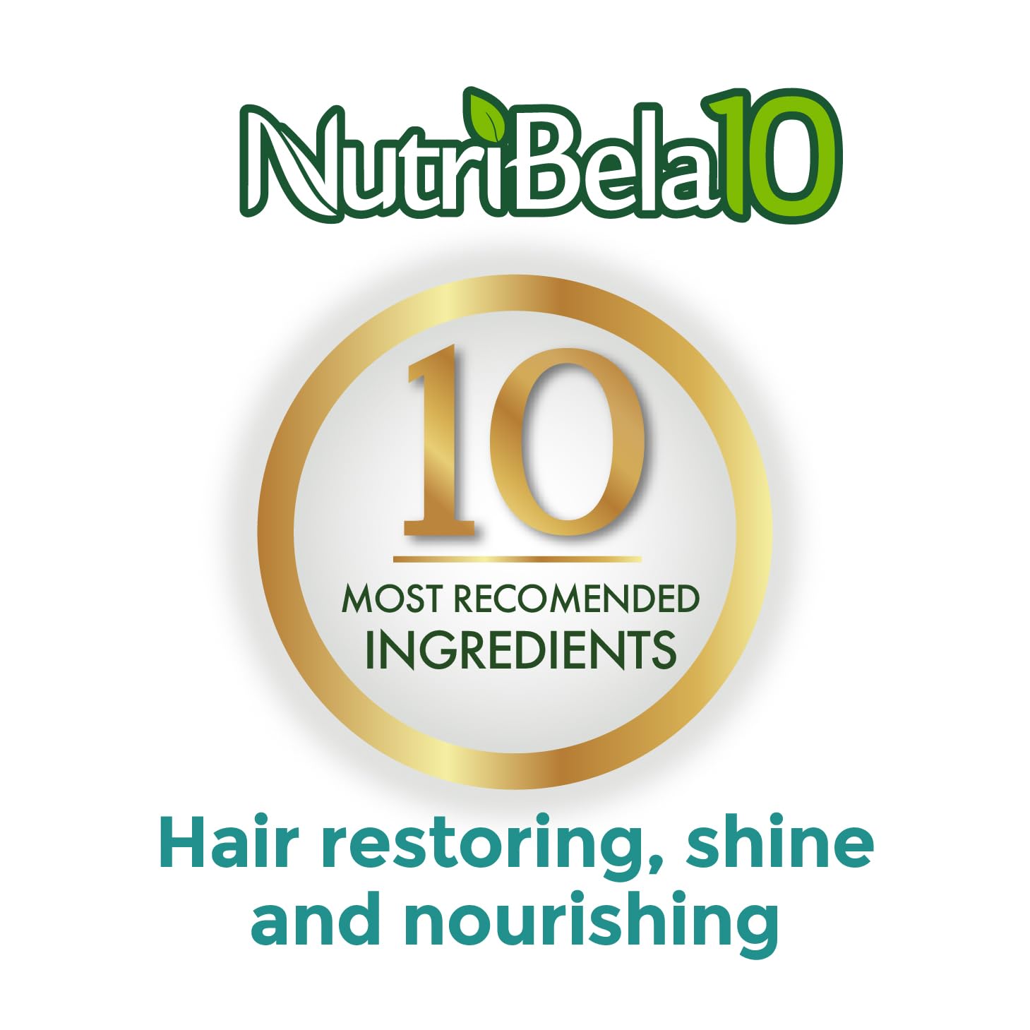 NUTRIBELA10 Hydration Hair Mask & Deep Conditioner – 2-Pack (10.5 oz) with Avocado & Argan