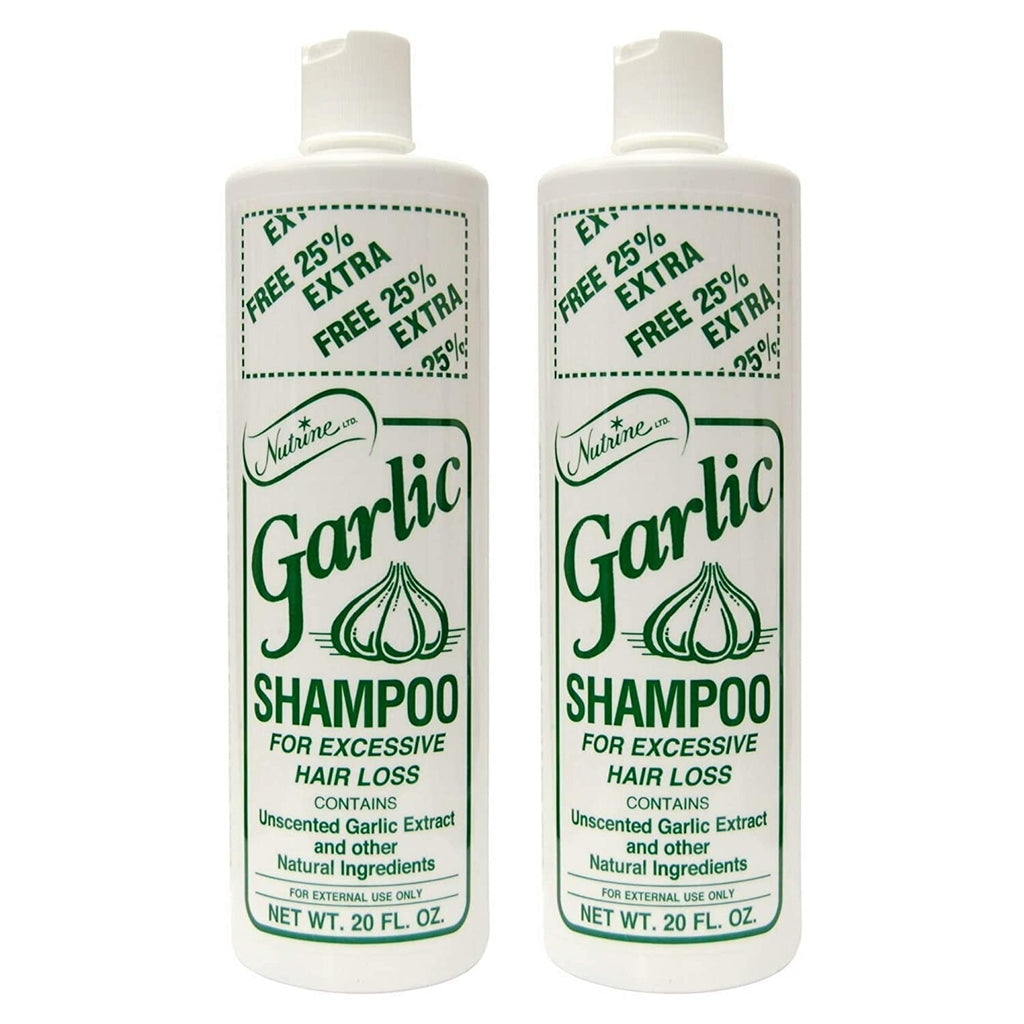 Nutrine Garlic Shampoo Unscented 20oz – 2 Pack