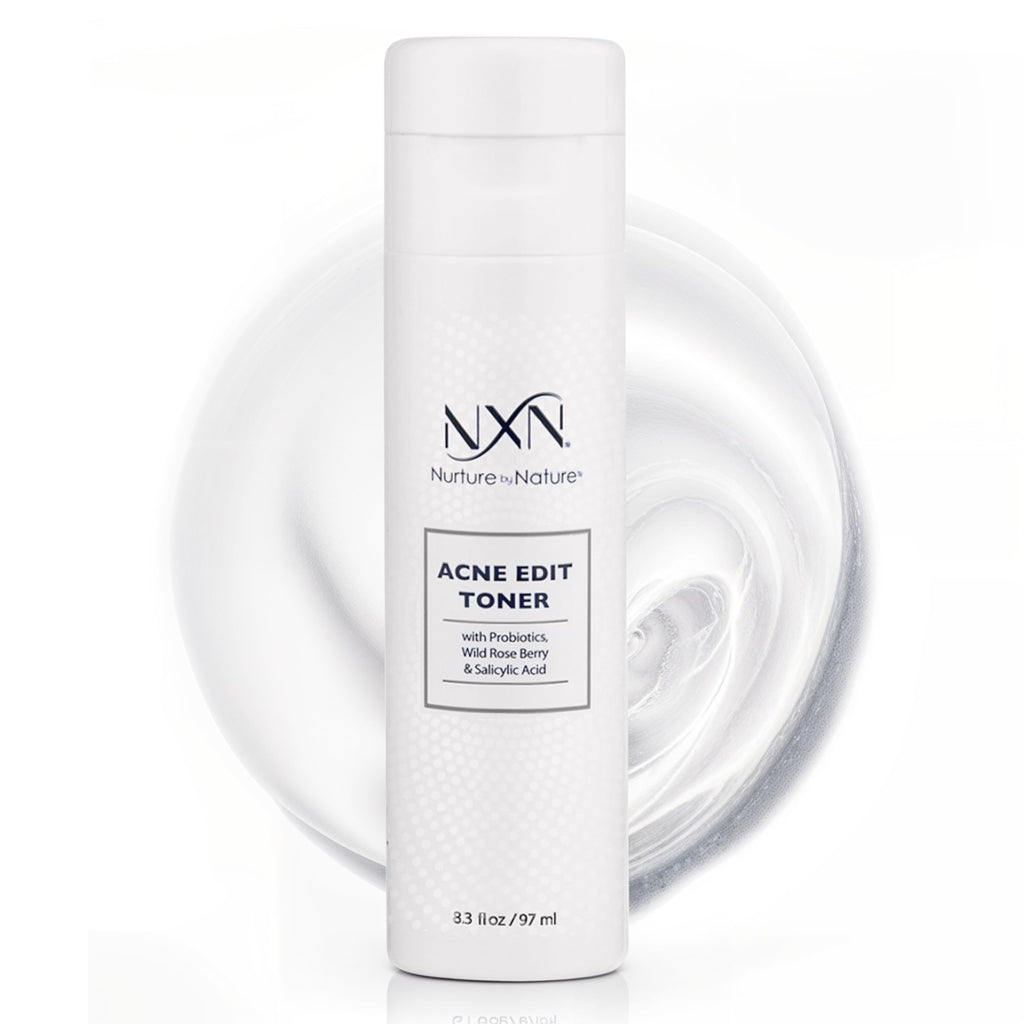 NXN Acne Facial Toner with Salicylic Acid, Witch Hazel & Probiotics | Alcohol-Free