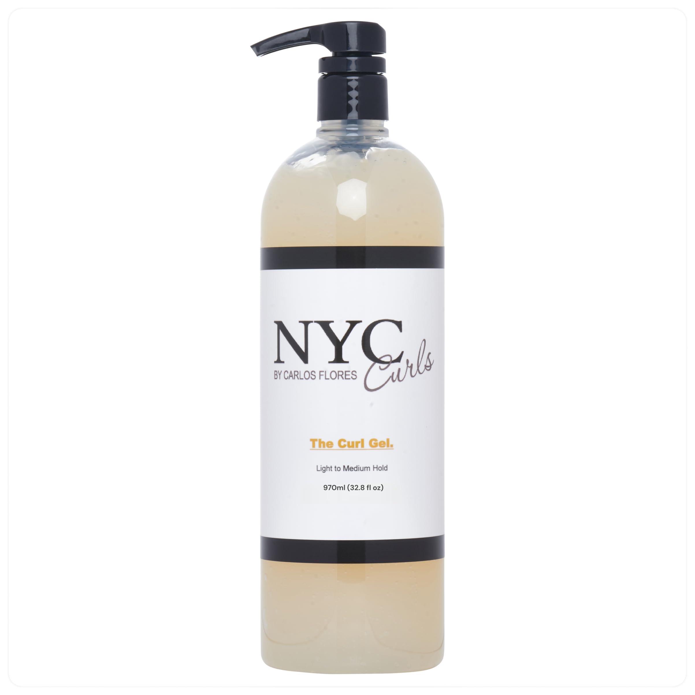 NYC Curls The Curl Gel – Flexible, Crunch-Free Hold for Curly, Coily & Wavy Hair | 970ml