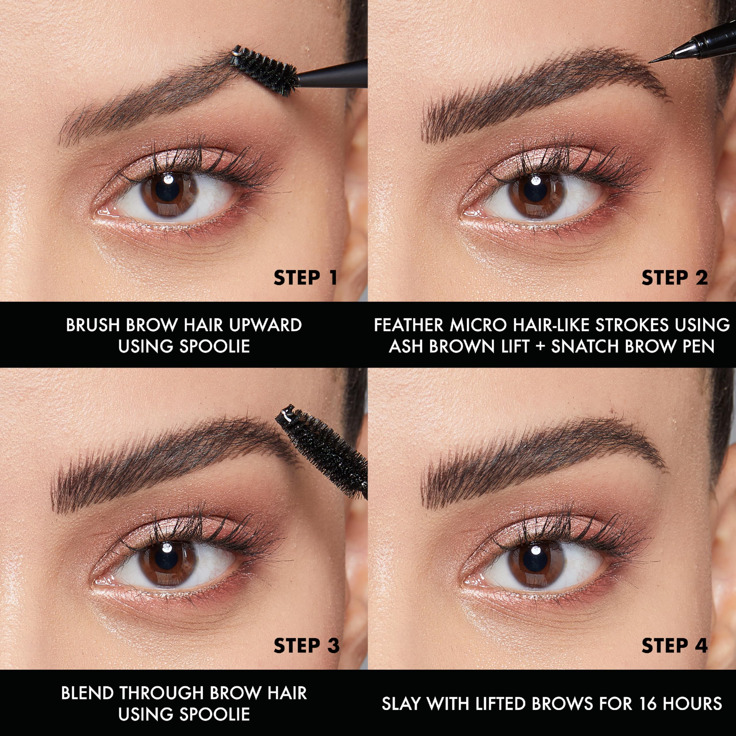 NYX Professional Makeup Lift & Snatch Eyebrow Tint Pen - Gray Black | Buildable Hair-Like Strokes