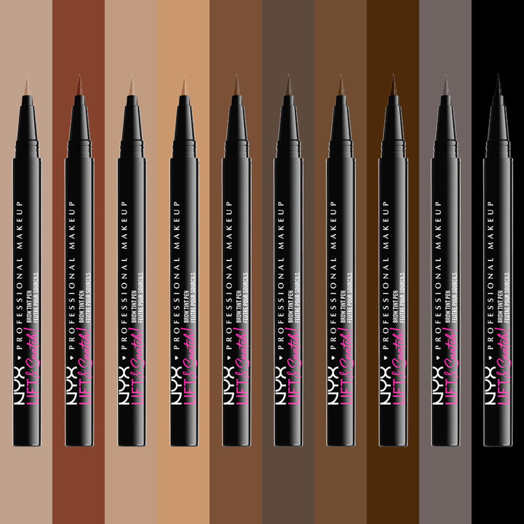 NYX Professional Makeup Lift & Snatch Eyebrow Tint Pen - Gray Black | Buildable Hair-Like Strokes