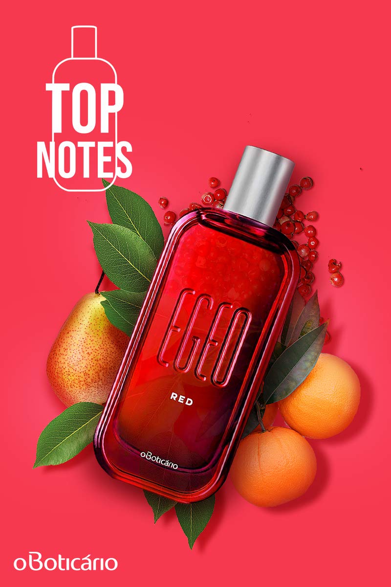 O BOTICARIO Egeo Red Eau de Toilette for Women – Long-Lasting, Spicy & Fruity (3 fl oz)