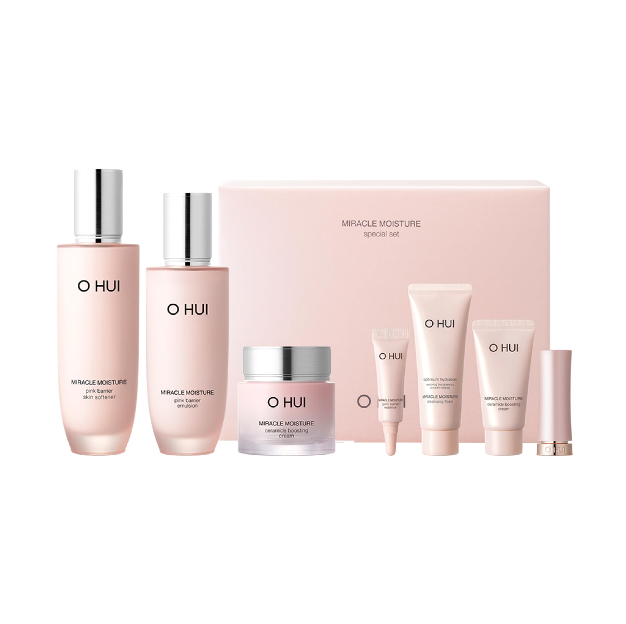 O Hui Miracle Moisture Set | K-Beauty 3 Full-Size + 4 Travel Minis