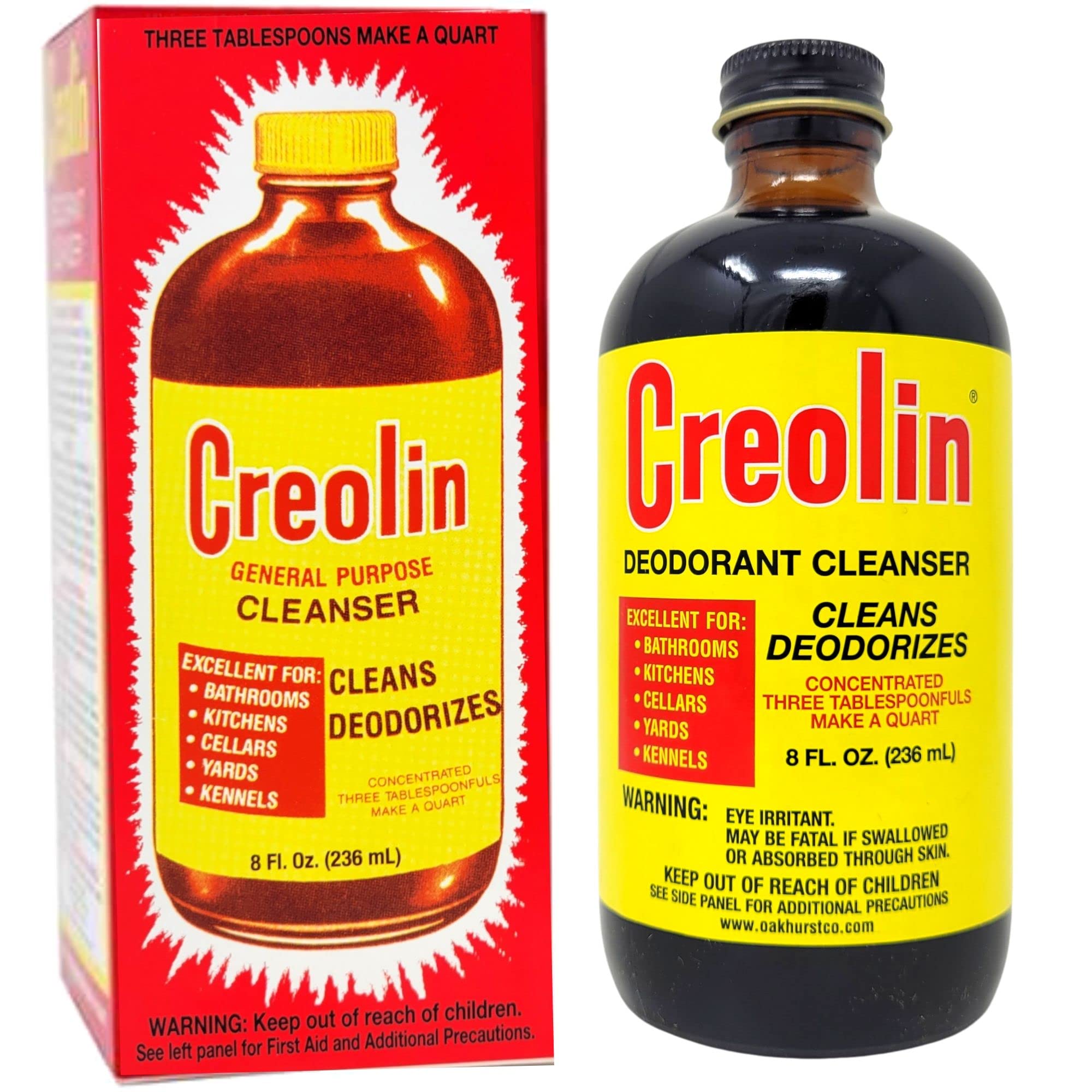 OAKHURST Creolin Deodorizing Multi-Purpose Cleanser, 8 Ounces