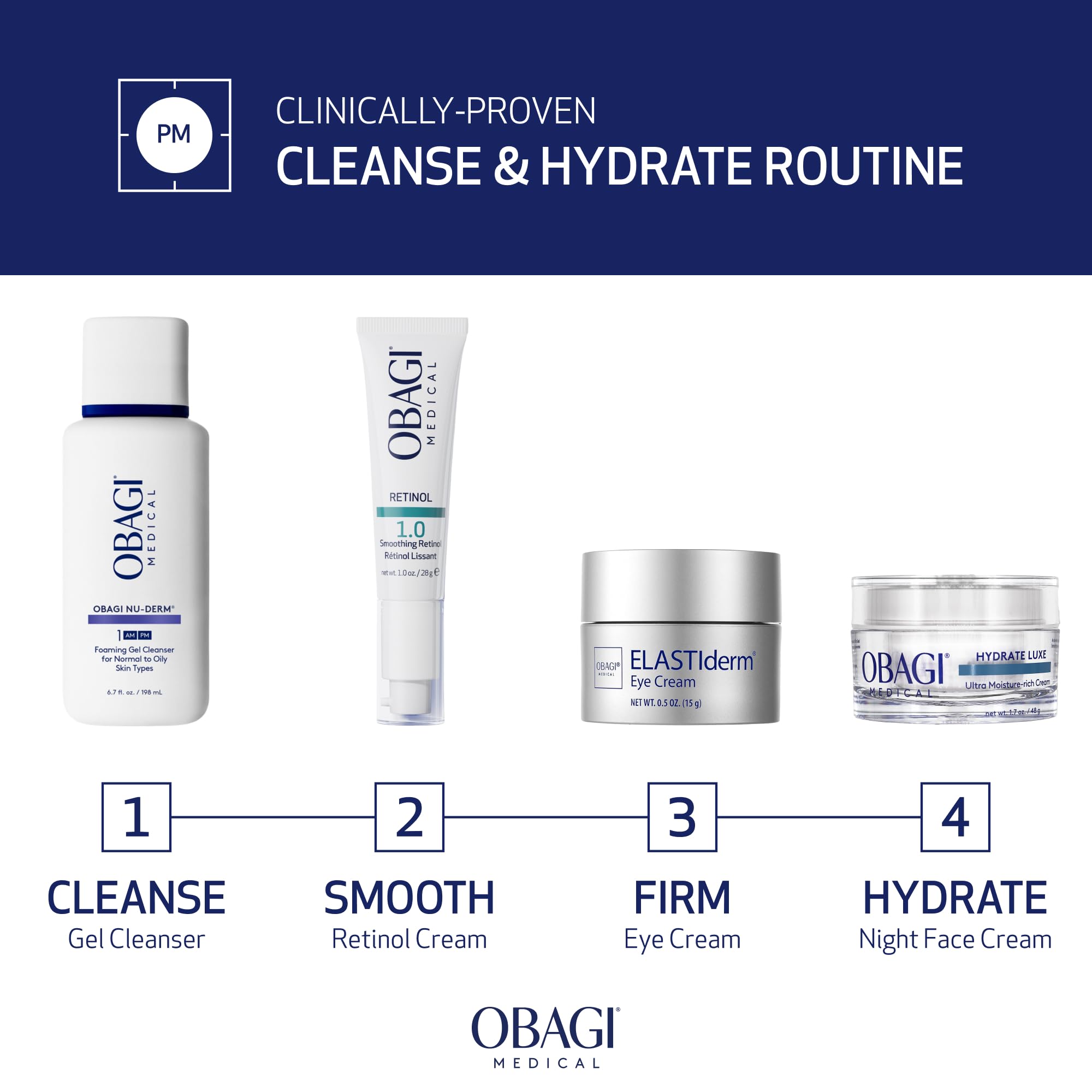 Obagi Hydrate Luxe Ultra-Rich Night Moisturizer – Deep Hydration for Dry & Sensitive Skin