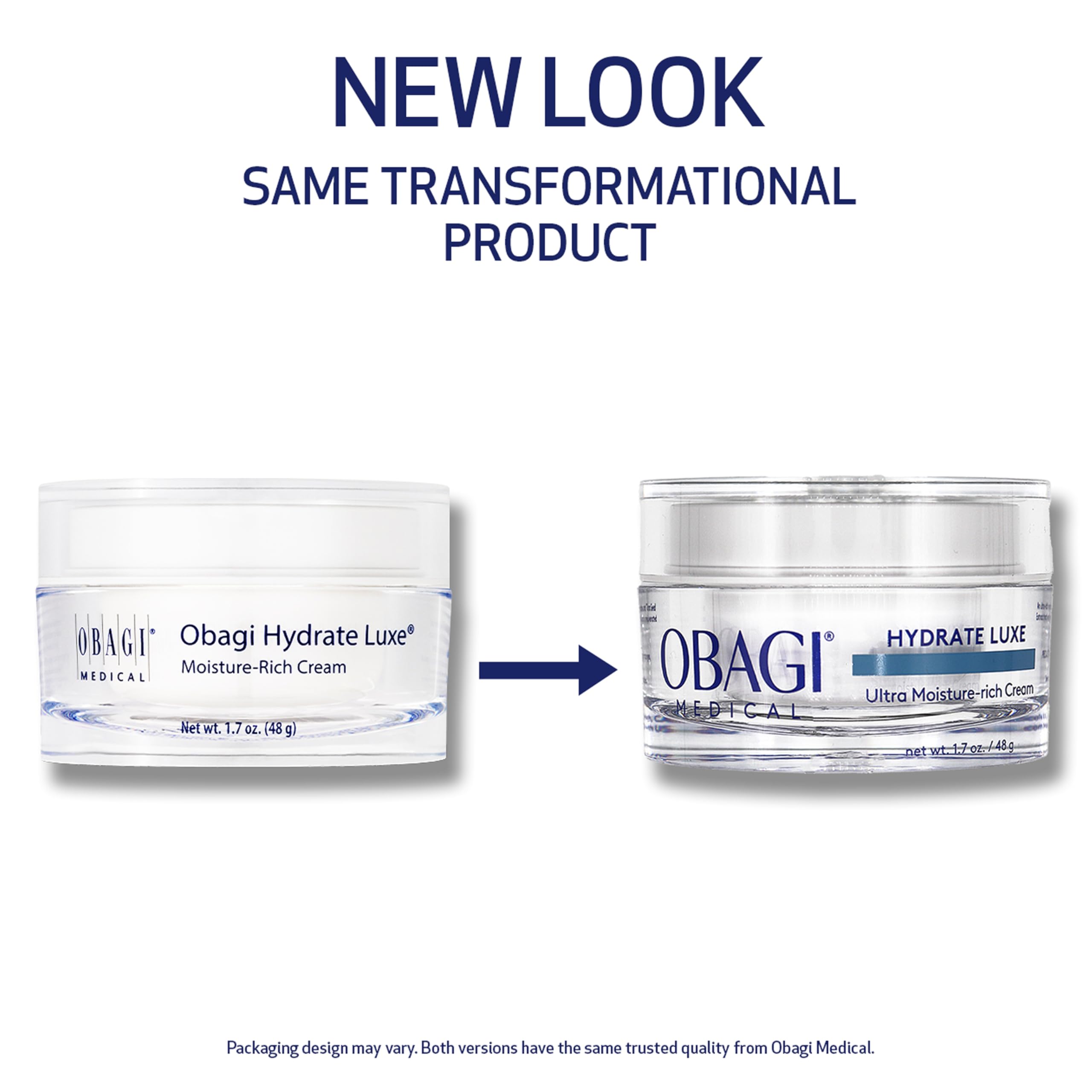 Obagi Hydrate Luxe Ultra-Rich Night Cream – Non-Comedogenic with Tara Seed Extract | Two Pack, 2 x 1.7 oz