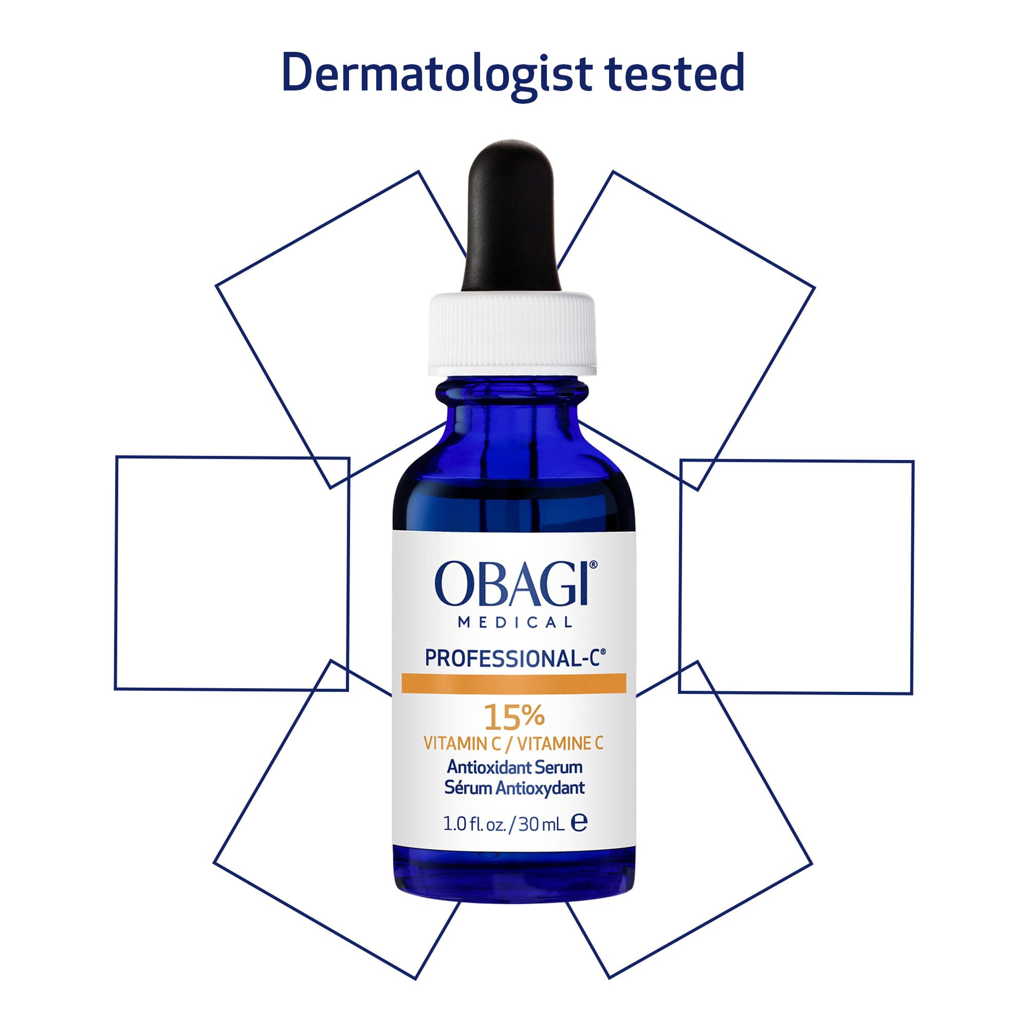 Obagi Medical Professional-C 15% Vitamin C Serum – Brighten Skin Tone & Minimize Fine Lines – 0.42 oz