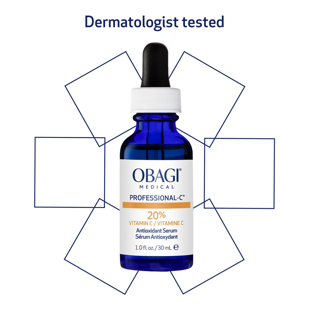Obagi Medical Professional-C 20% Vitamin C Serum – Brighten Skin Tone & Minimize Fine Lines | 1 oz