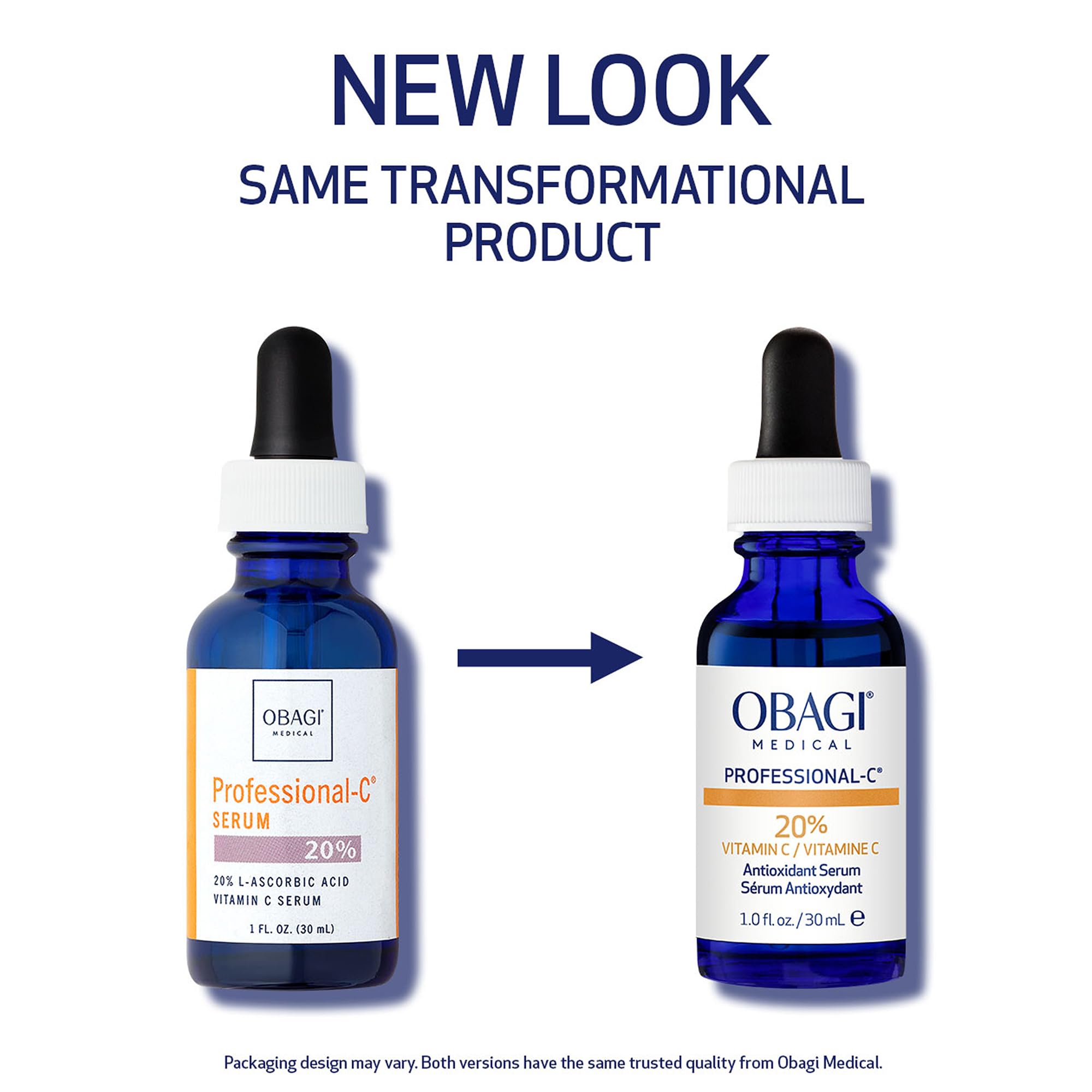 Obagi Medical Professional-C 20% Vitamin C Serum – Brighten Skin Tone & Minimize Fine Lines | 1 oz