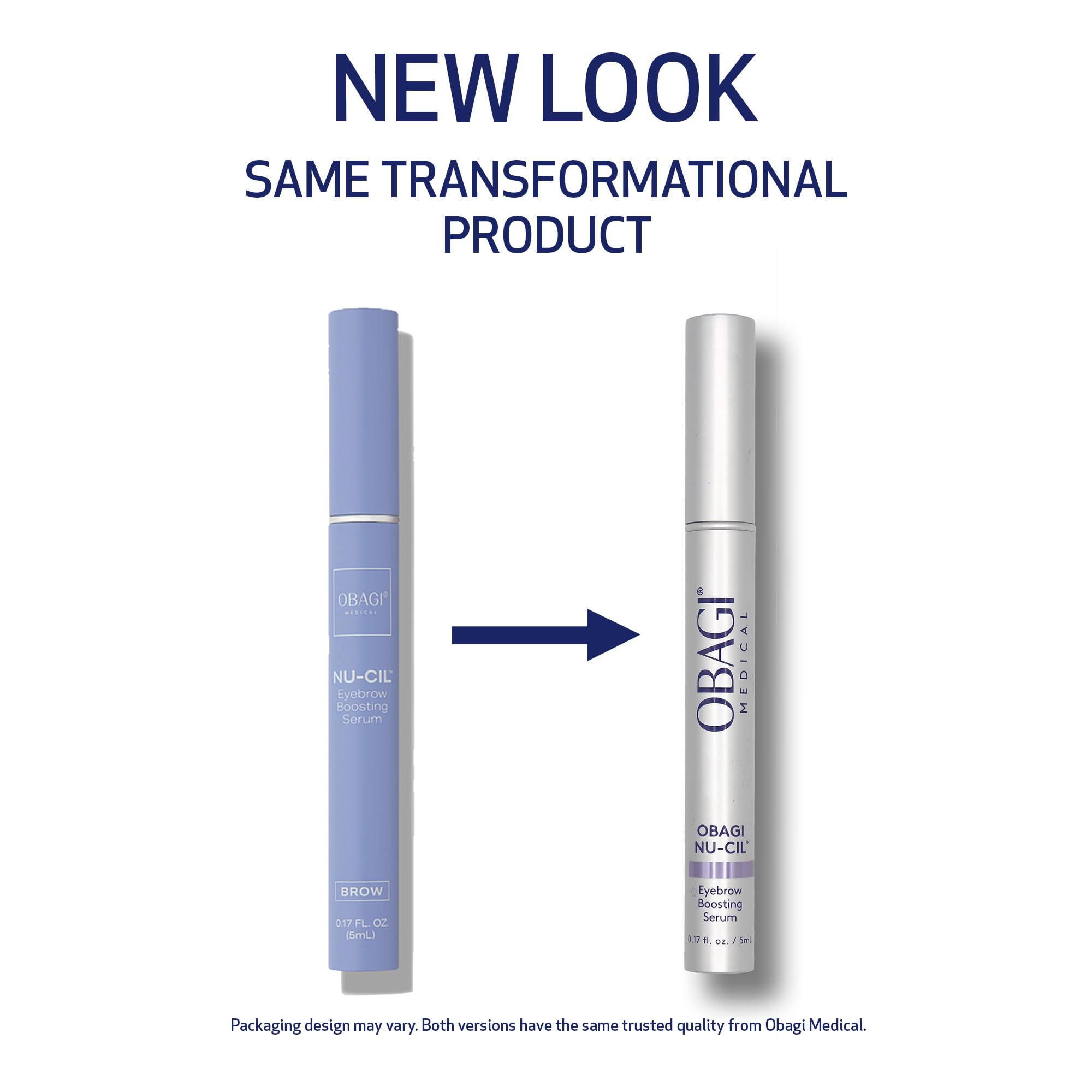 Obagi Nu-Cil Eyebrow Boosting Serum – Fuller Brows with Biotin & Hyaluronic Acid | 0.17 oz