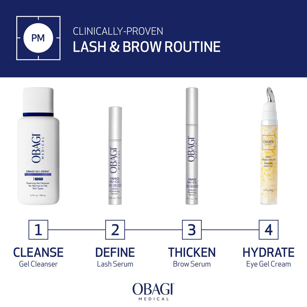 Obagi Nu-Cil Eyebrow Boosting Serum – Pack of 2 | Fuller Brows Over Time